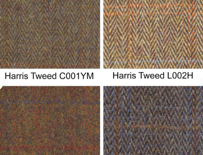Harris Tweed Patchwork Wingback Armchair