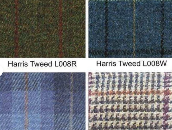Harris Tweed Patchwork Wingback Armchair