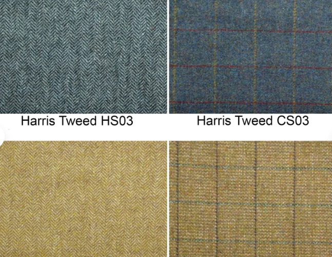 Harris Tweed Patchwork Wingback Armchair