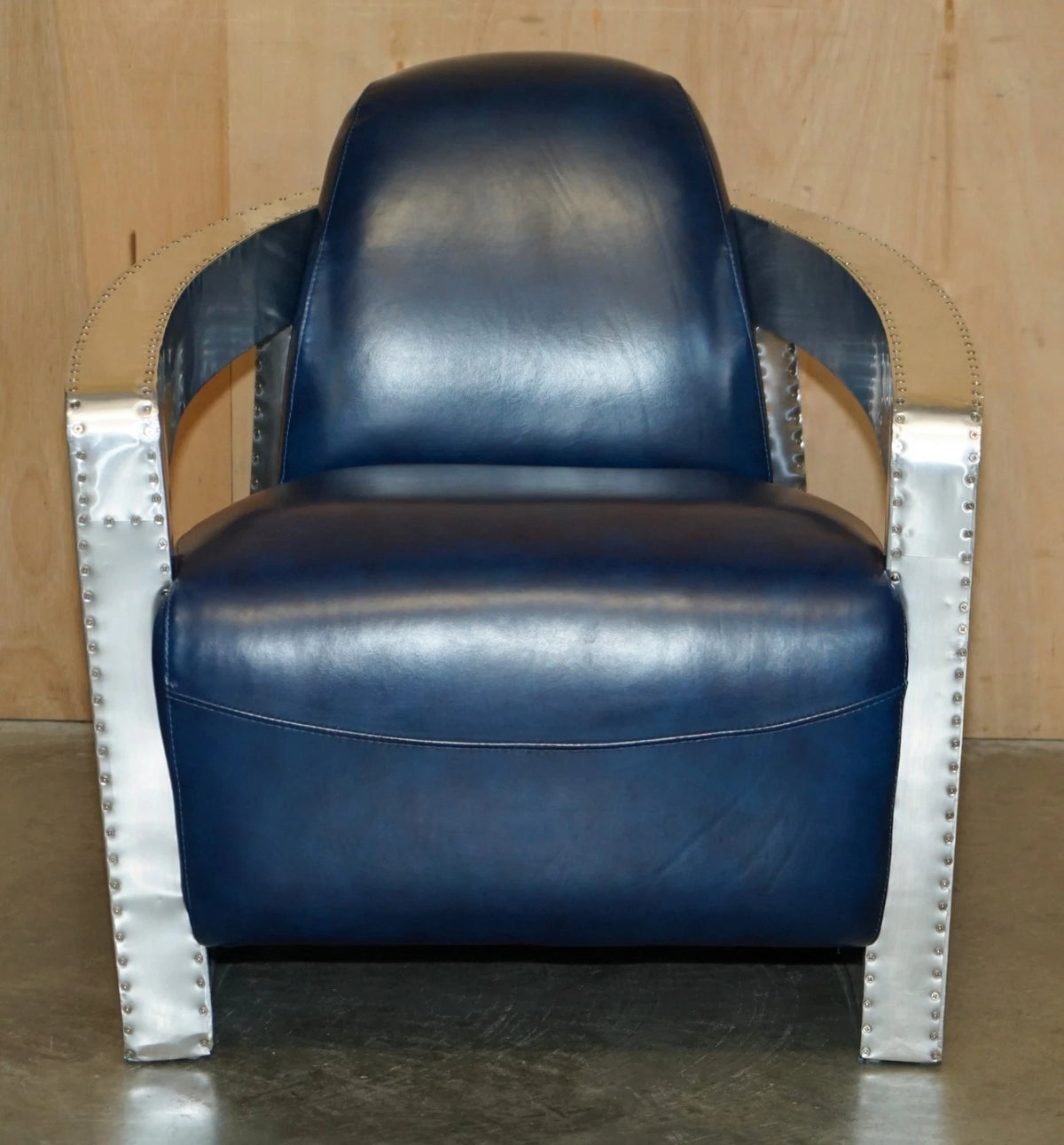 Blue Aviator Rocket Armchair
