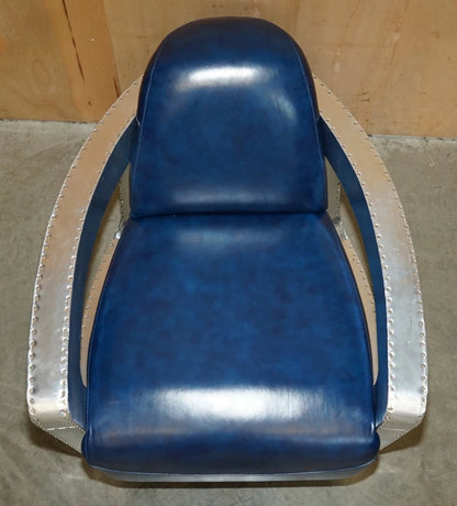 Blue Aviator Rocket Armchair
