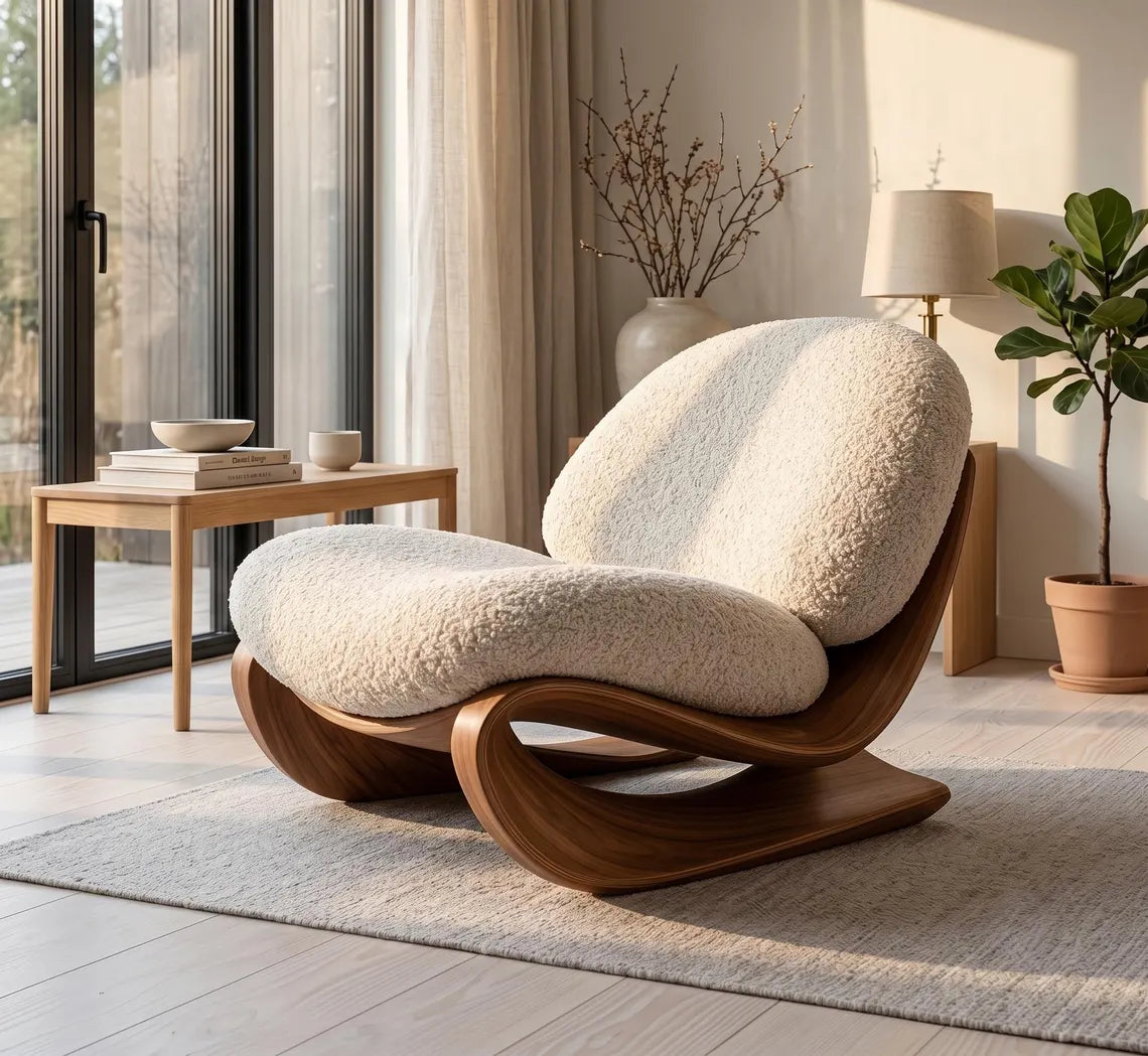 Teak Wood Lounge Chair