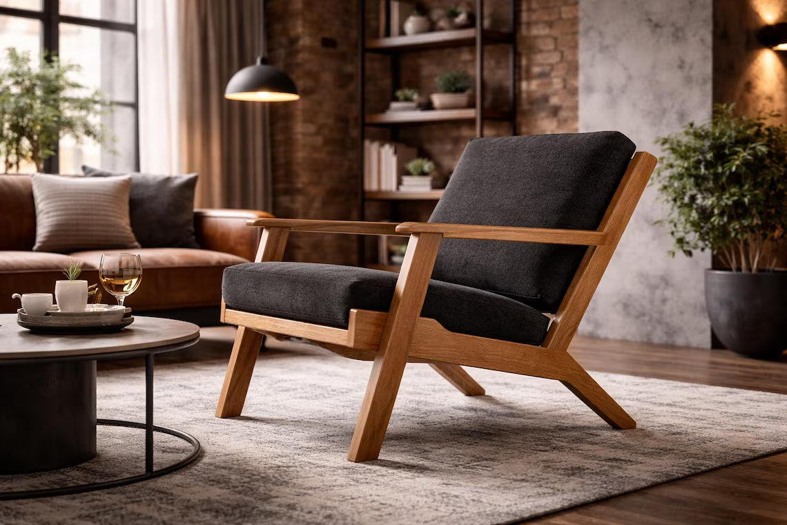 Dublin Wood Lounge Chair