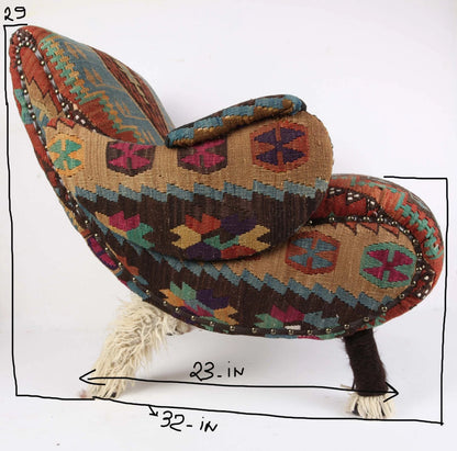Vintage Kilim Armchair
