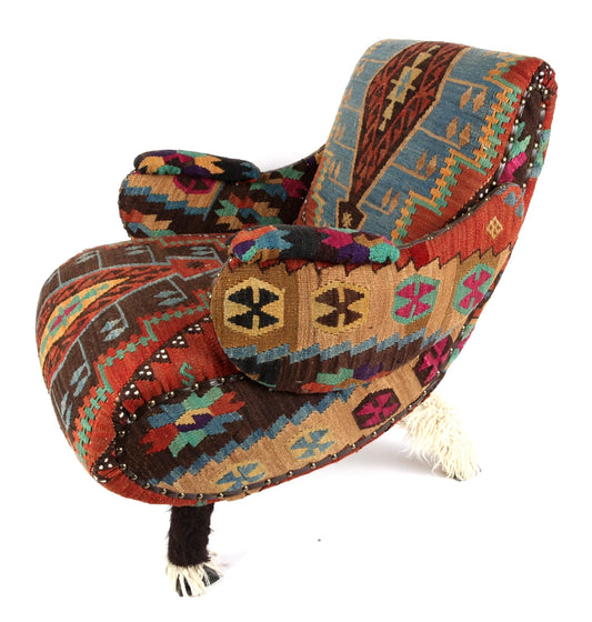 Vintage Kilim Armchair