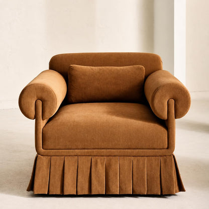 French Country Upholstered Armchair