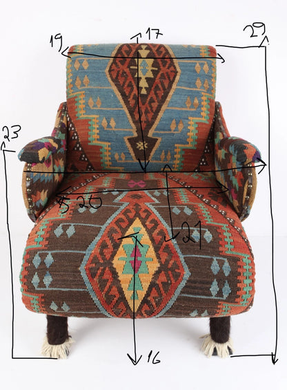 Vintage Kilim Armchair