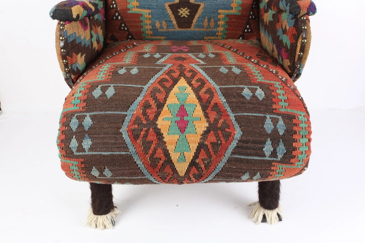 Vintage Kilim Armchair