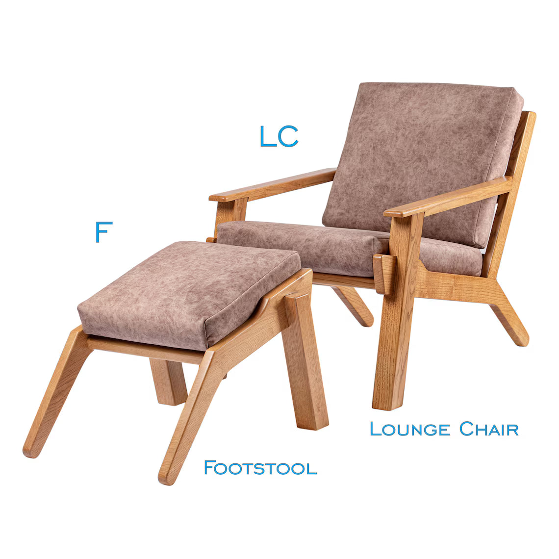 Dublin Wood Lounge Chair