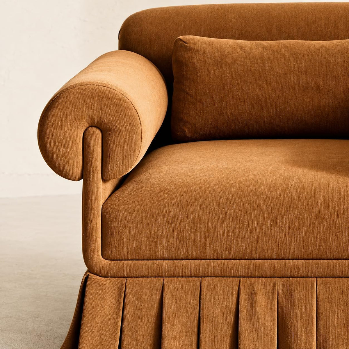 French Country Upholstered Armchair