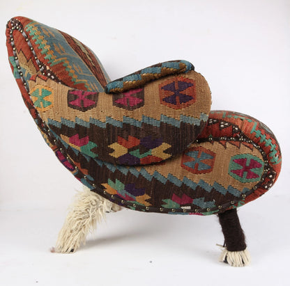 Vintage Kilim Armchair