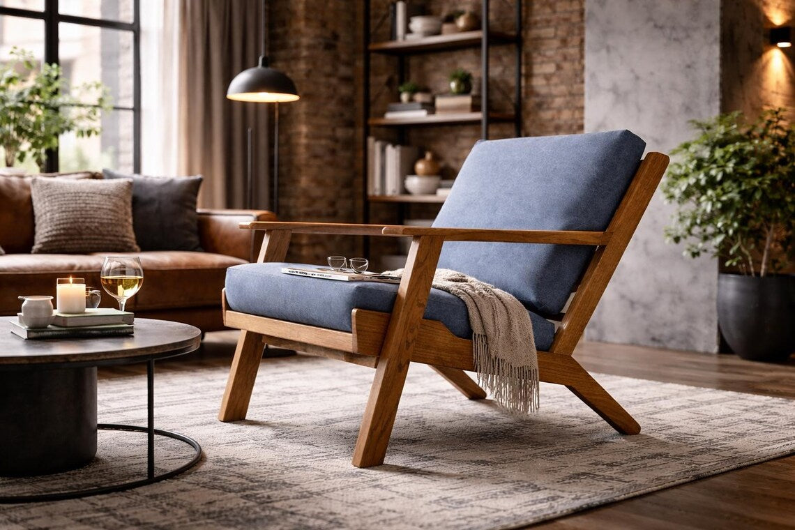 Dublin Wood Lounge Chair