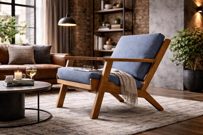 Dublin Wood Lounge Chair