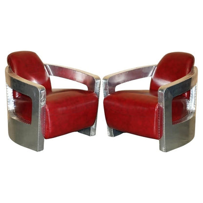 Red Wine Aviator Rocket Chair