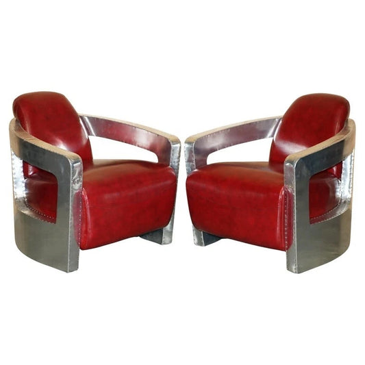 Red Wine Aviator Rocket Chair