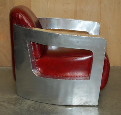 Red Wine Aviator Rocket Chair