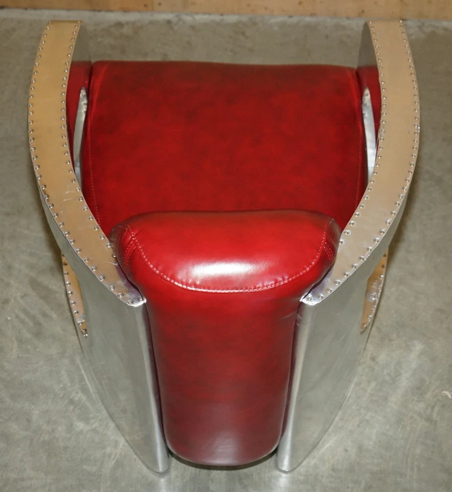 Red Wine Aviator Rocket Chair