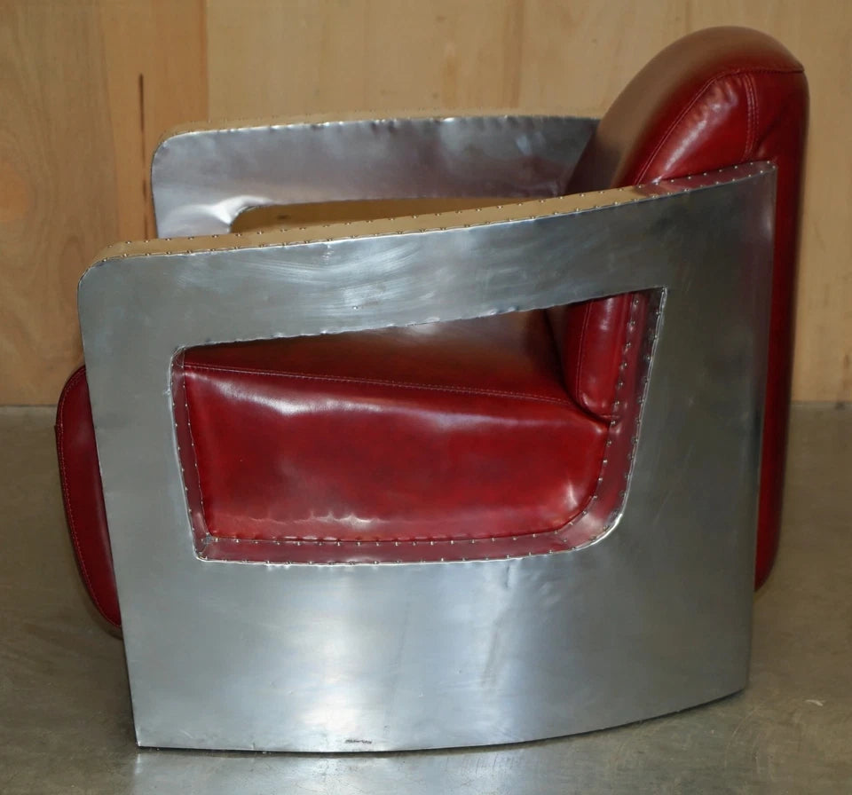 Red Wine Aviator Rocket Chair