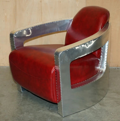 Red Wine Aviator Rocket Chair