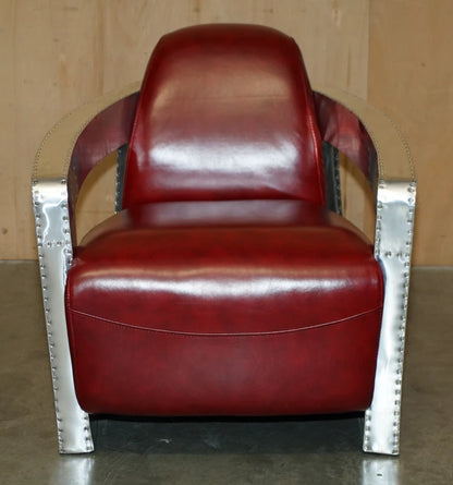 Red Wine Aviator Rocket Chair