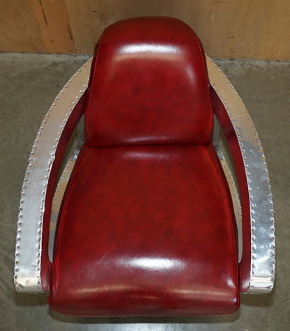 Red Wine Aviator Rocket Chair