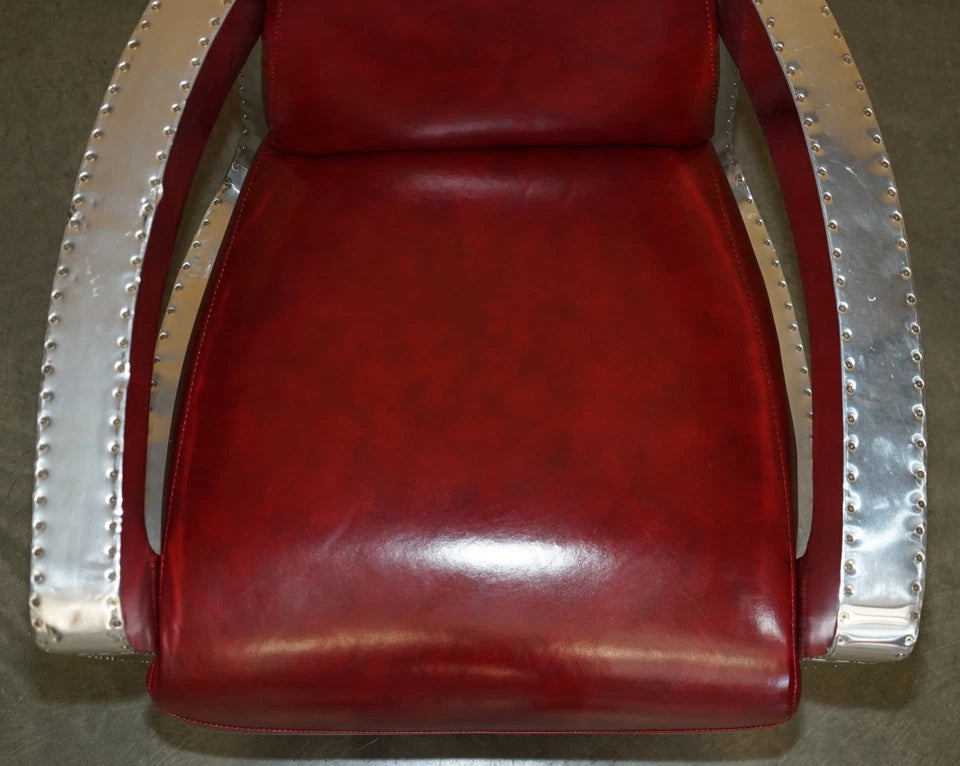 Red Wine Aviator Rocket Chair