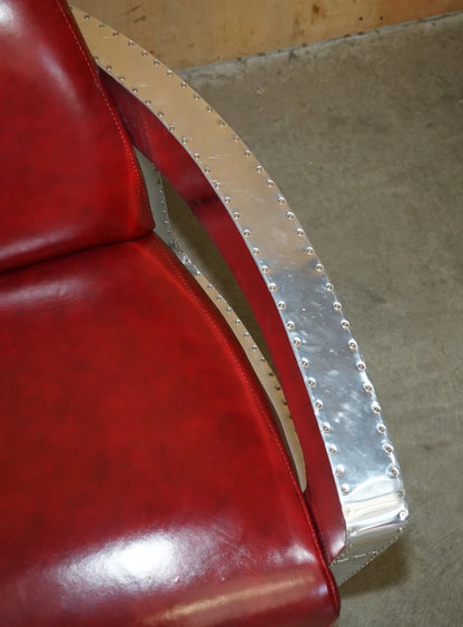 Red Wine Aviator Rocket Chair