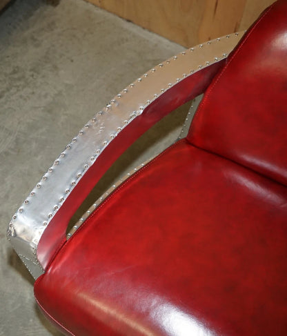 Red Wine Aviator Rocket Chair