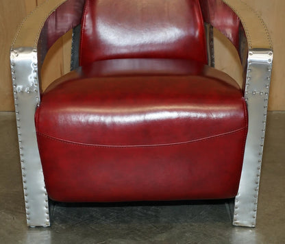 Red Wine Aviator Rocket Chair