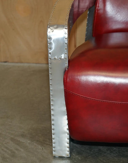 Red Wine Aviator Rocket Chair