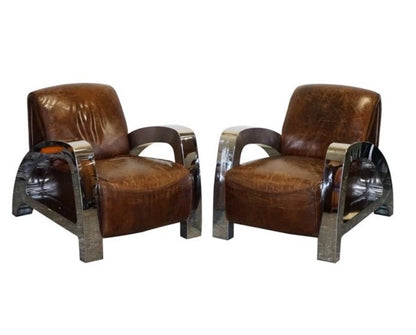 Heritage Brown Aviator Chair