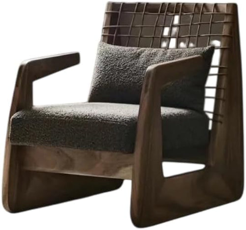 Modern Solid Wood Lounge Chair