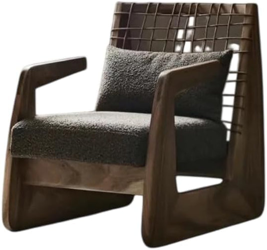 Modern Solid Wood Lounge Chair