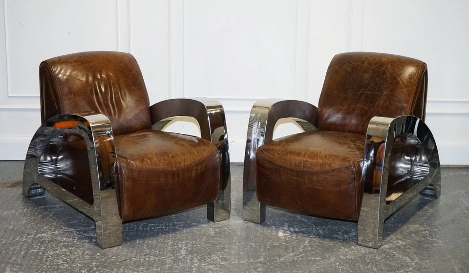 Heritage Brown Aviator Chair