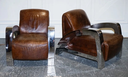 Heritage Brown Aviator Chair