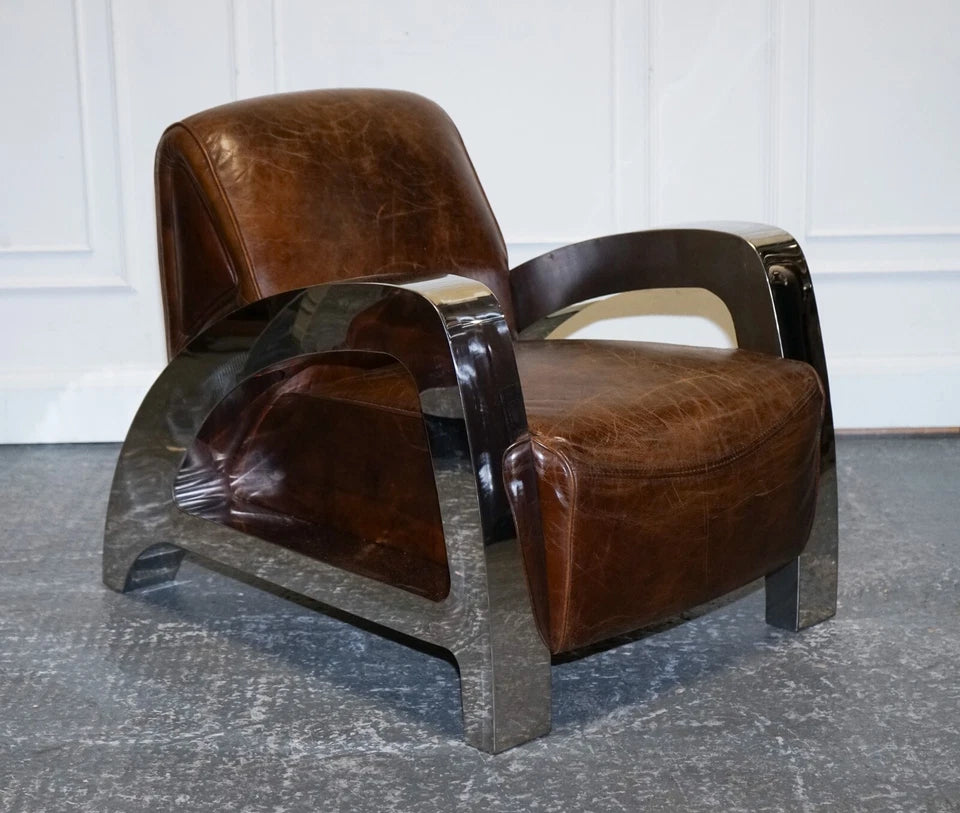 Heritage Brown Aviator Chair