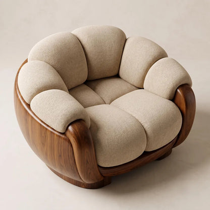 Teak Wood Lounge Chair