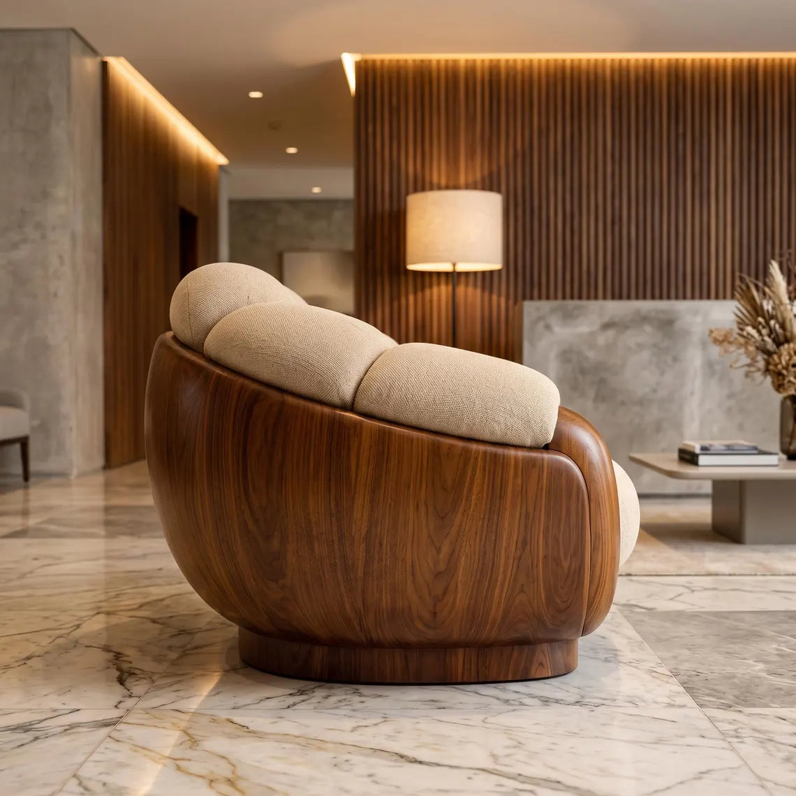 Teak Wood Lounge Chair