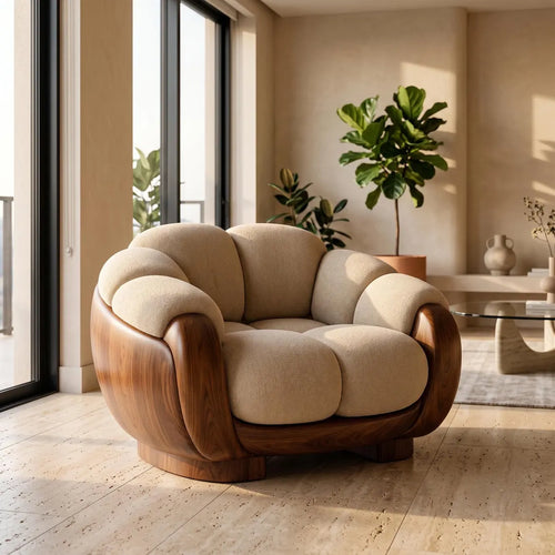 Teak Wood Lounge Chair