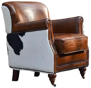 Vintage Cowhide Armchair