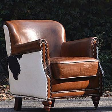 Vintage Cowhide Armchair