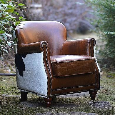 Vintage Cowhide Armchair