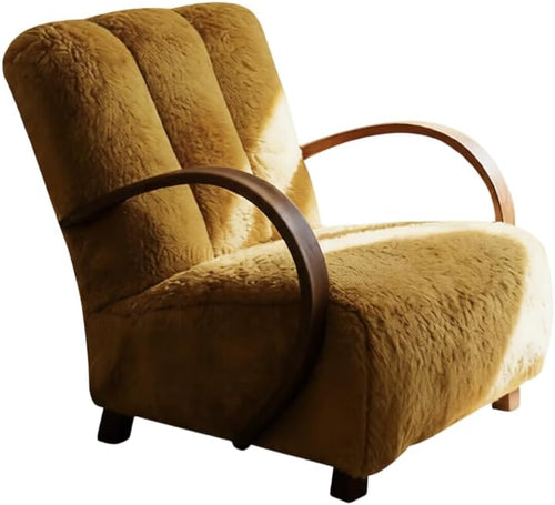 Luxury Shearling Accent Chair