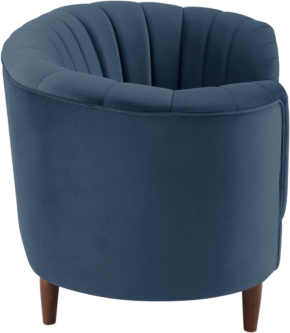 Luxury Channel Tufted Upholstered Armchair & Loveseat