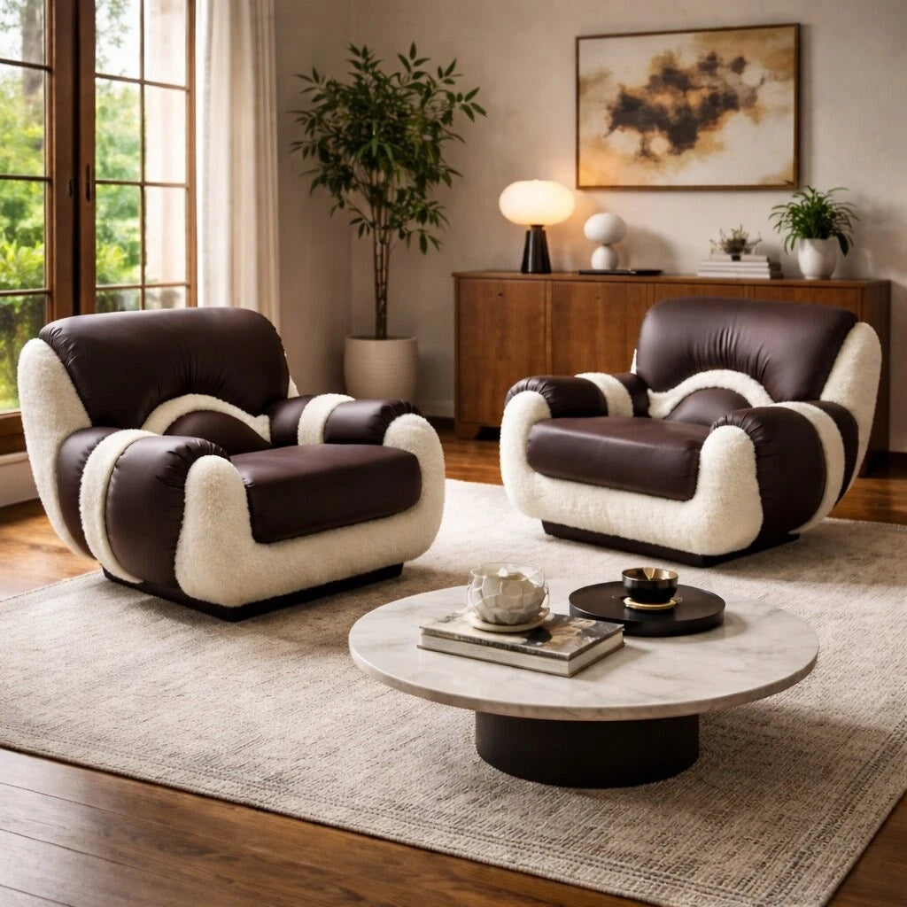 Vintage Italian Leather Armchair