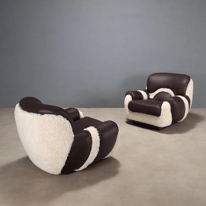 Vintage Italian Leather Armchair