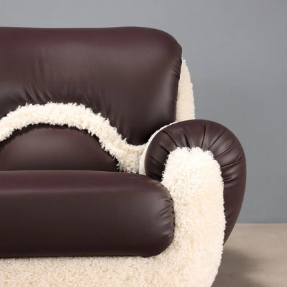 Vintage Italian Leather Armchair