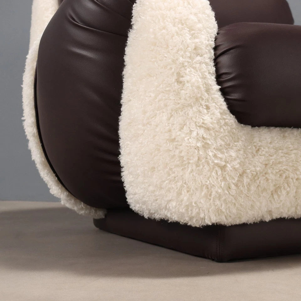 Vintage Italian Leather Armchair