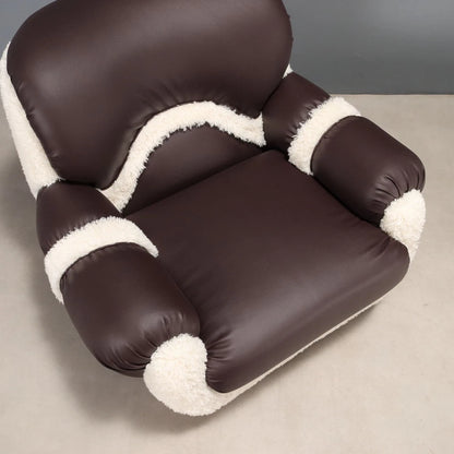Vintage Italian Leather Armchair