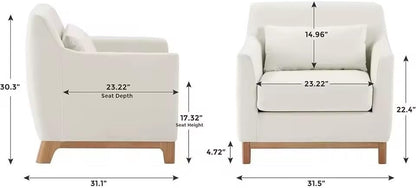 Modern Upholstered Reading Chair